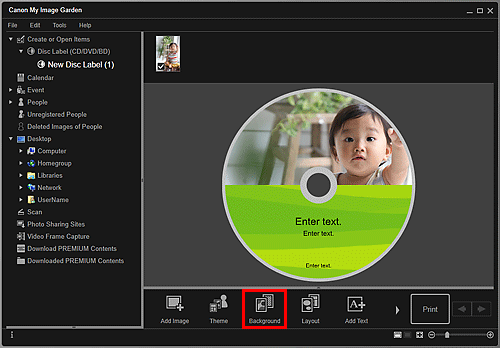 figure: Create or Open Items edit screen