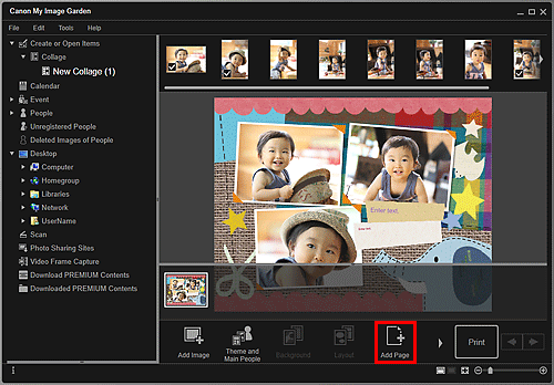 figure: Create or Open Items edit screen