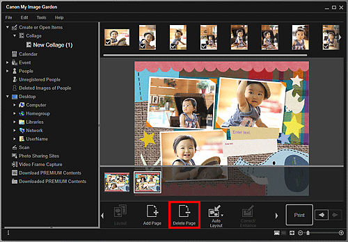 figure: Create or Open Items edit screen