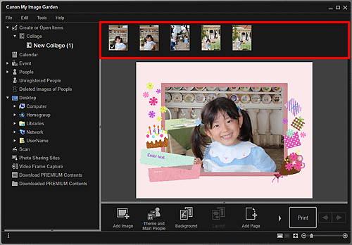 figure: Create or Open Items edit screen
