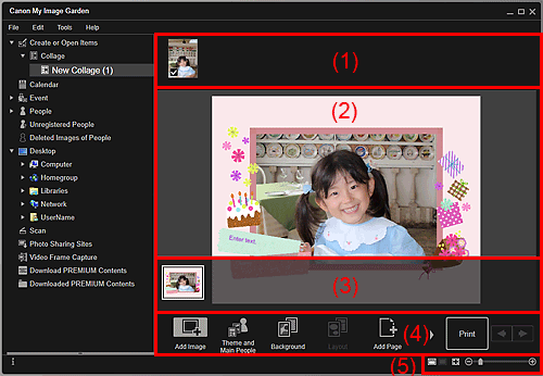 figure: Create or Open Items edit screen