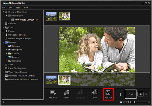 figure: Create or Open Items edit screen