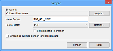 gambar: Kotak dialog Simpan