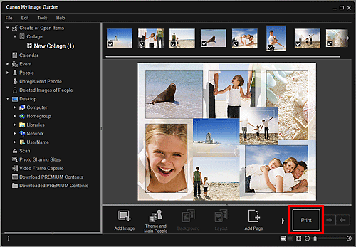 attēls: rediģēšanas ekrāns Objektu izveide vai atvēršana