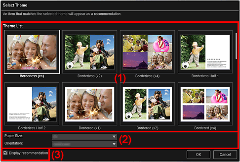 figur: dialogboksen Velg tema