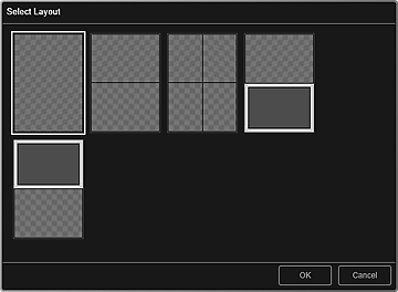 figur: dialogrutan Välj layout