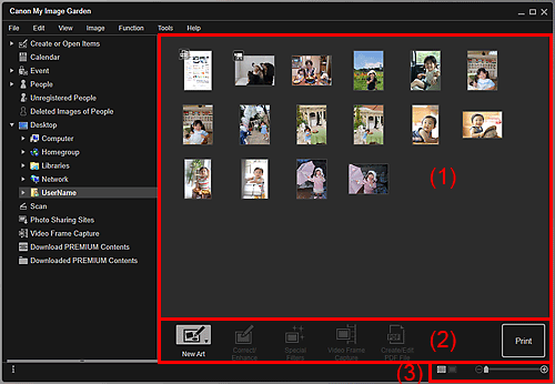 figure: Folder view