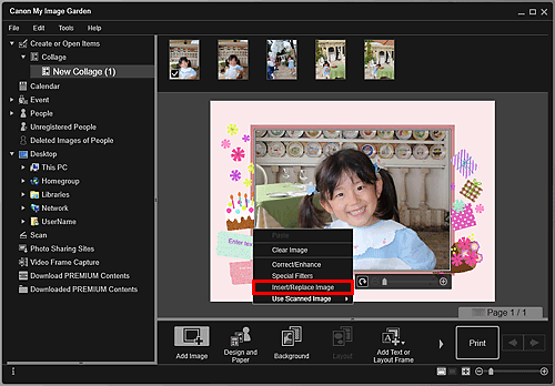 attēls: rediģēšanas ekrāns Objekts