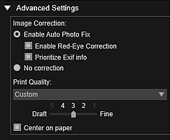 Imagen: cuadro de diálogo Configuración de impresión