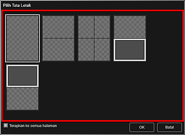 gambar: Kotak dialog Pilih Tata Letak
