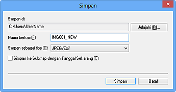 gambar: Kotak dialog Simpan