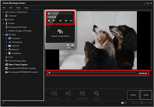 attēls: skats Video kadra tveršana