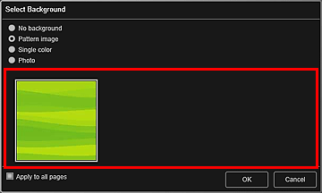 figura: Caseta de dialog Selectare fundal