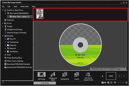 figura: ecran de editare a elementelor