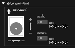 ภาพ: ไดอะล็อกบ็อกซ์ การตั้งค่าการพิมพ์