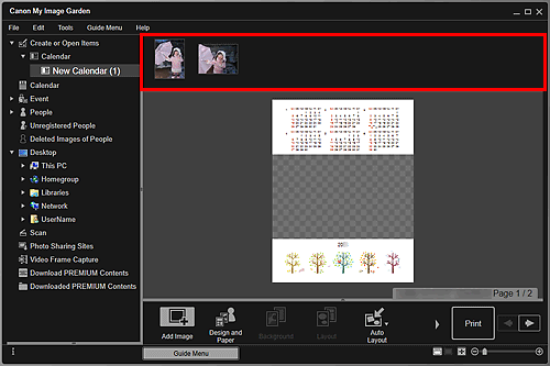 figure: Item edit screen