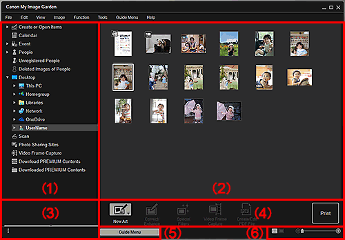 εικόνα: οθόνη Κύριες ρυθμίσεις