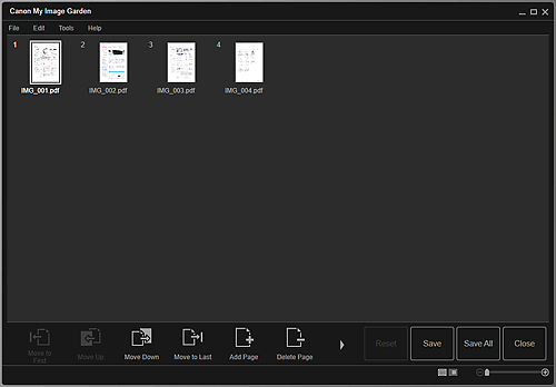 figura: Vista Crea/Mod. file PDF