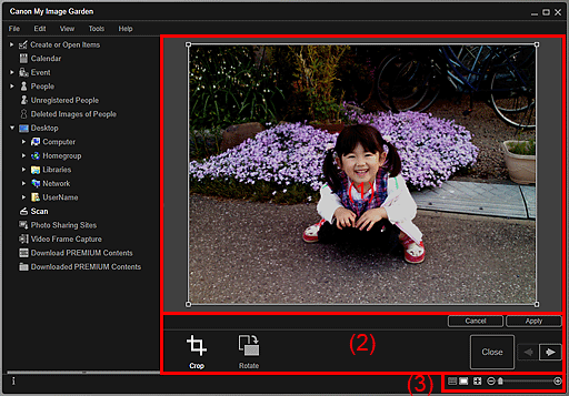how to scan without using canon image garden