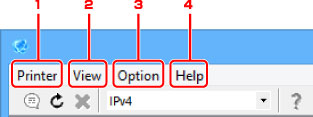 Abbildung: Bildschirm "IJ Network Device Setup Utility"