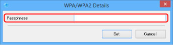 ภาพ: หน้าจอ "รายละเอียด WPA/WPA2"