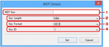 figura: Schermata Dettagli WEP