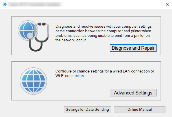 afbeelding: Canon Wi-Fi Connection Assistant-scherm