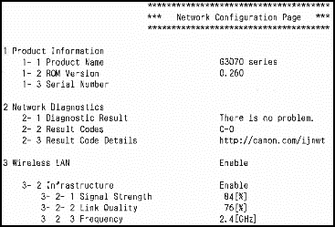 Figure: Network Configuration Page