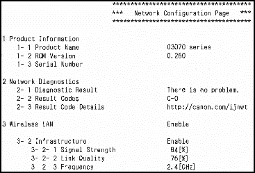 Figure : Page de configuration réseau