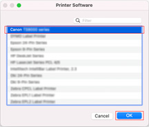 Imagen: Pantalla de software