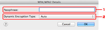 figure: WPA/WPA2 Details screen