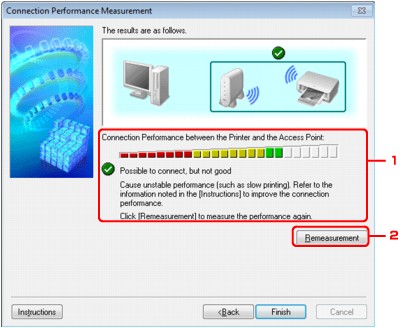 Imagen: pantalla Comprobación de la velocidad de la conexión