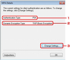 pav.: Ekranas „WPA Details“
