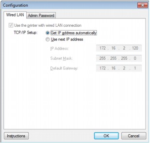pav.: Sąrankos ekranas