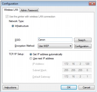 afbeelding: venster Configuratie