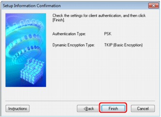 figura: Ecranul Confirmare informaţii configurare