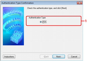 slika: zaslon Potrditev vrste preverjanja pristnosti