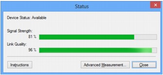 pav.: Ekranas &bdquo;Status&ldquo;