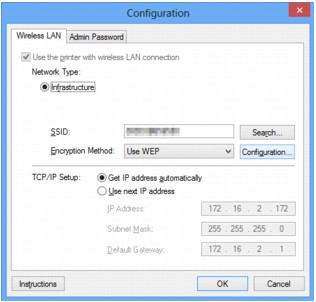 figura: Ecranul Configurare