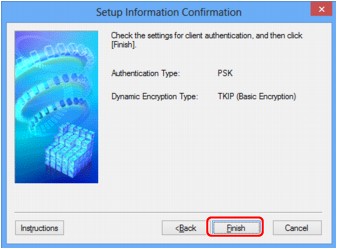 figura: Ecranul Confirmare informaţii configurare