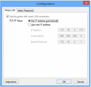 figura: Ecranul Configurare