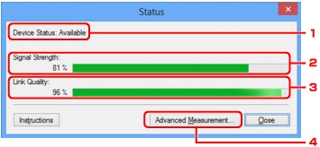 figure: Status screen