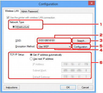 figur: fliken Trådlöst LAN (Wireless LAN)