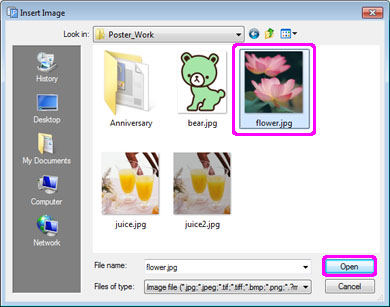 Inserting Images and Materials