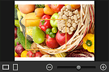 figura: Area di anteprima dell'immagine