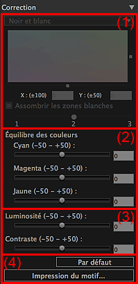 figure&nbsp;: zone des paramètres (Correction)
