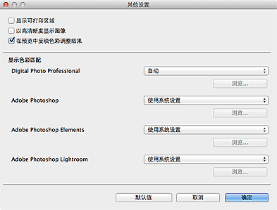 插图：&ldquo;其他设置&rdquo;对话框