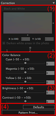 Imagen: área Configuración (Corrección)