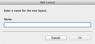 figure: Add Layout dialog