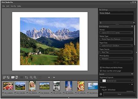 Canon Pixma Manuals Print Studio Pro Starting Print Studio Pro